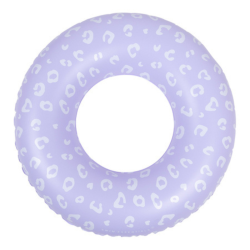 Koło do pływania 90 cm Lila Leopard The Swim Essentials