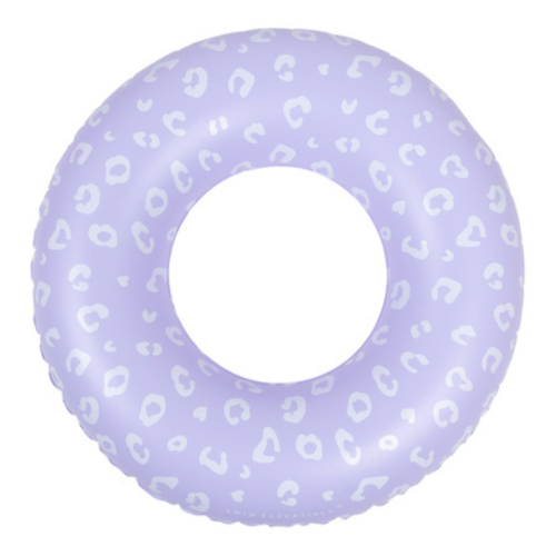 Koło do pływania 90 cm Lila Leopard The Swim Essentials