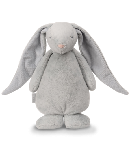 MOONIE 2.0 SILVER Szumiący królik z lampką szary