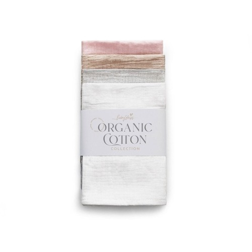 Organiczne pieluszki muślinowe 4 szt Girl Set Babysteps