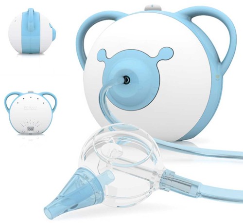 Elektryczny aspirator do nosa Nosiboo Pro niebieski