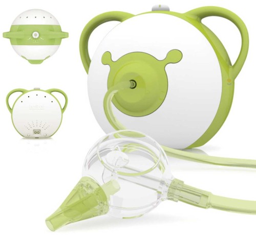 Elektryczny aspirator do nosa Nosiboo Pro zielony