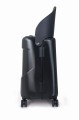 duza walizka podrozna z oparciem dla dziecka czarna miamily
