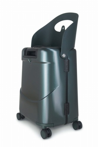 MiaMily walizka podróżna średnia z siedziskiem dla dziecka Green