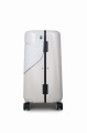 walizka podrozna premium z siedziskiem dla dziecka light grey miamily