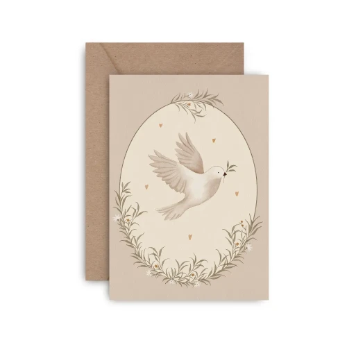 Kartka na chrzest i komunię Gołąbek Mommy Planner