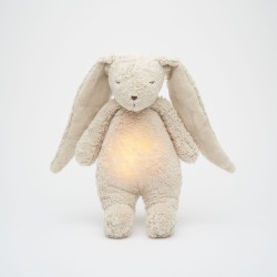 Moonie SAND 2.0 Szumiący Królik Organic z lampką nocną