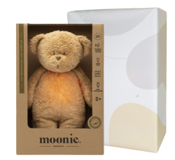 MOONIE Cappuccino 2.0 Szumiący Miś na prezent z lampką