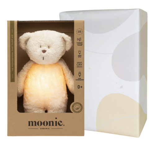 MOONIE Polar 2.0 Szumiący Miś na prezent z lampką