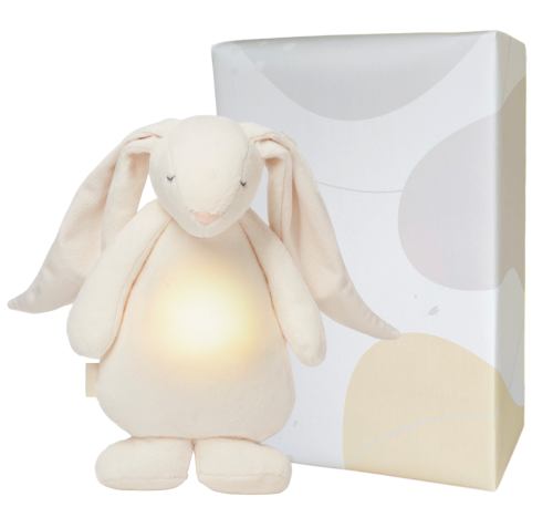 Moonie CREAM 2.0 szumiący Króliczek na prezent z lampką i USB