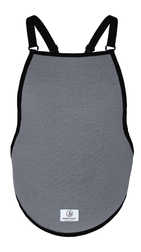 Wkładka do chust oraz nosideł z wełny merino Szara Simple Wool