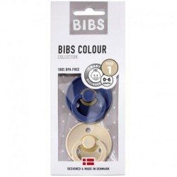 Smoczek uspokajający 2 szt kauczuk Hevea Midnight & VANILLA S / BIBS