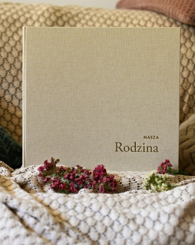 Album rodzinny do personalizacji Nasza Rodzina Piasek Memorable