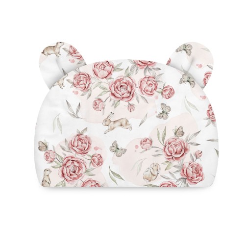 babysteps poduszka bawełniana miś peony