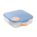 Lunchbox dla dzieci do szkoły szczelna śniadaniówka z przegródkami i wkładem chłodzącym Feeling Peachy b.box