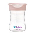 Kubek do nauki picia dla dziecka kubek treningowy plastikowy 240 ml różowy b.box