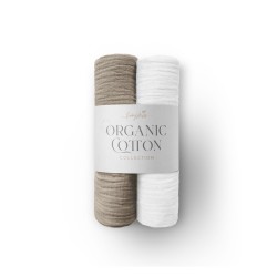 Otulacze organiczne 2 szt  Natural / Babysteps