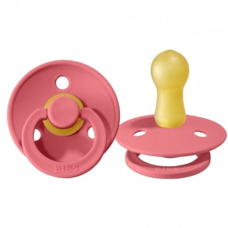 Smoczek uspokajający kauczuk Hevea CORAL S / BIBS