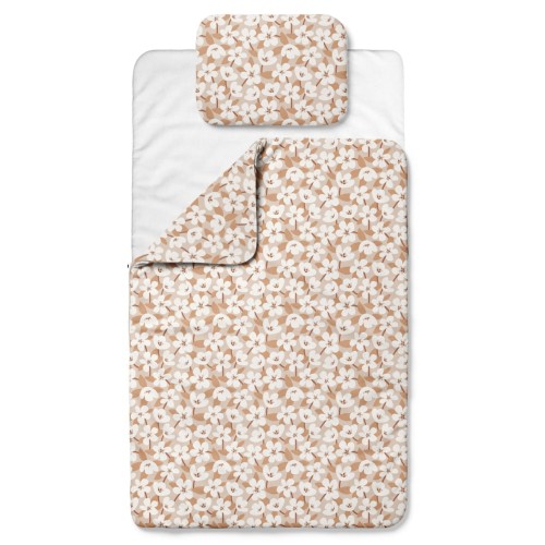 Pościel przedszkolaka  z zamkami Kwiaty BabySteps