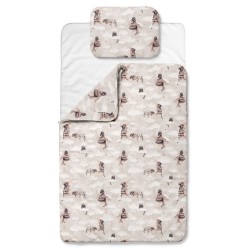 Pościel przedszkolaka  z zamkami Szopy BabySteps