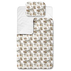 Pościel przedszkolaka  z zamkami Happy Bear BabySteps
