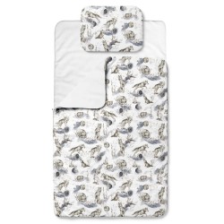 Pościel przedszkolaka  z zamkami Wolf Moonlight BabySteps