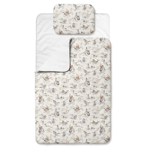 Pościel przedszkolaka  z zamkami Magic Sea Animals BabySteps