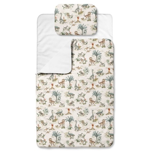 Pościel przedszkolaka  z zamkami World of Dinosaurs BabySteps