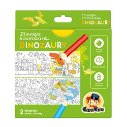 CzuCzu Dłuuugie kolorowanki Dinozaury CzuCzu