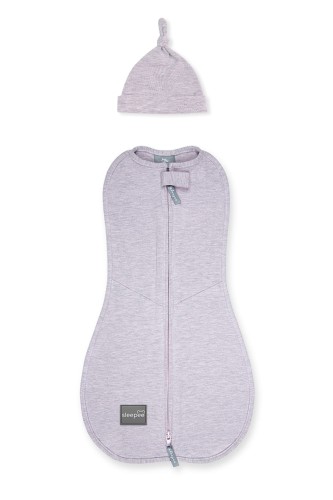 Otulacz FIRST STEP z czapką Melanżowy Róż / Sleepee