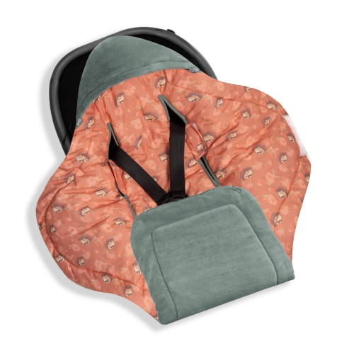 Otulacz kocyk do fotelika samochodowego Vintage Animals Amaranth Sleepee