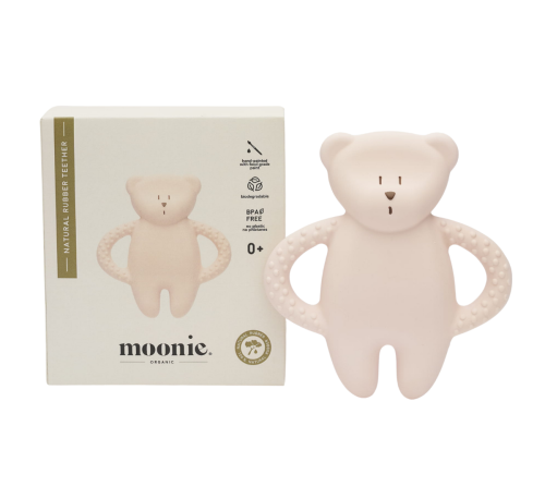 Gryzak Moonie z naturalnego kauczuku Miś Rose