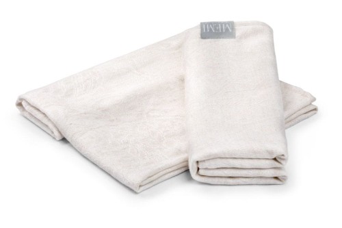 Bambusowo - lniany 75x75 otulacz pieluszka 2-pak My Memi