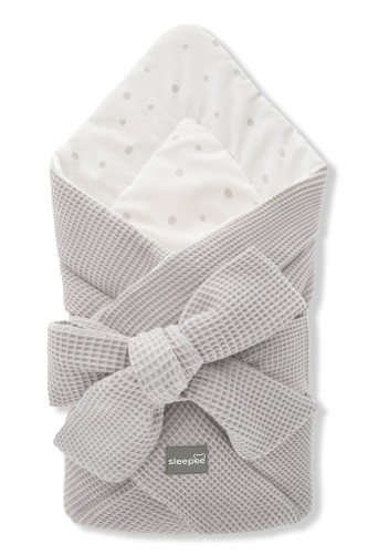 Rożek niemowlęcy Wafelek Szary Sleepee