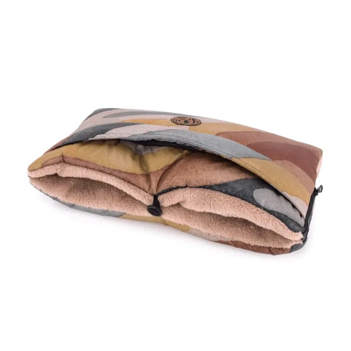 Mufka do wózka zimowa z kieszonką Mont Blanc Rainbow Mountain Makaszka