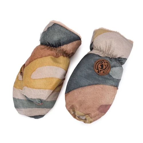 Rękawice do wózka zimowe Mont Blanc Rainbow Mountain Makaszka