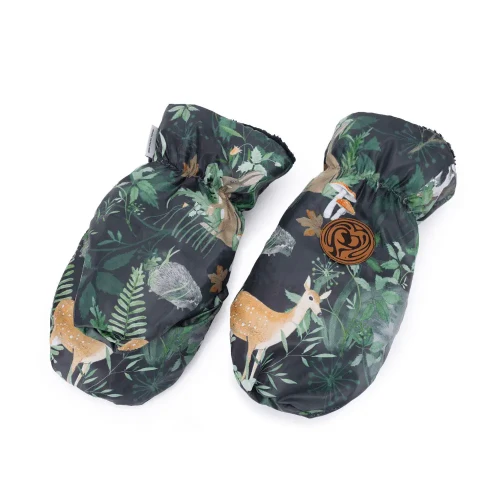 Rękawice do wózka zimowe Mont Blanc Woodland Makaszka