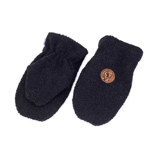 Rękawice do wózka zimowe Teddy Black Makaszka