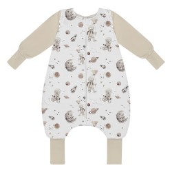 Śpiworek do spania z nogawkami i odpinanymi rękawami Space Teddy Light BabySteps
