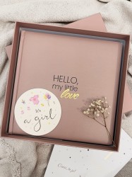 Pamiętnik dziecka Baby Book Różowy NOLVI