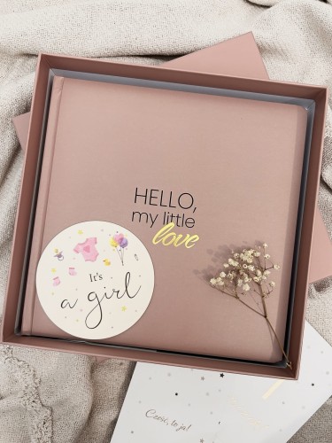 Pamiętnik dziecka Baby Book Różowy NOLVI