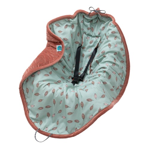 Otulacz do fotelika przejściowy rose cocoa Pink no More