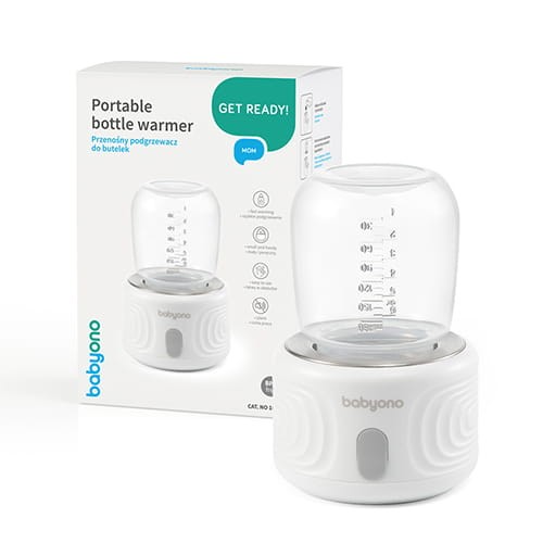Przenośny mobilny podgrzewacz do butelek na USB BabyOno