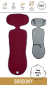 Wkładka do fotelika VERY MERRY G2 z wełny merino bordowa Simple Woll antypotowy miękki materiał