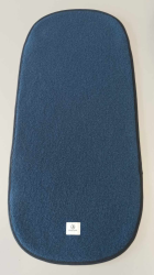 Wkładka antypotowa do gondoli z wełny merino Grafitowa Simple Wool