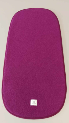 Wkładka antypotowa do gondoli z wełny merino Fuksja Simple Wool