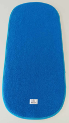 Wkładka antypotowa do gondoli z wełny merino Niebieska Simple Wool