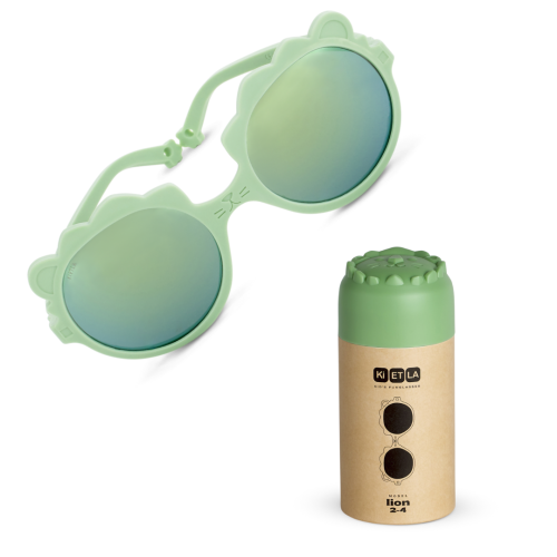 Okulary przeciwsłoneczne dla dzieci Lion 1-2 Salvia KiETLA