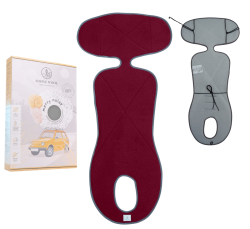 Wkładka do fotelika MORE MERRY G1 z wełny merino bordowa Simple Wool