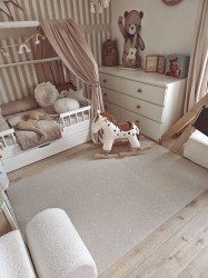 Mata piankowa 120x180 Puzzle SPOTS CAPPUCCINO Olya Kids